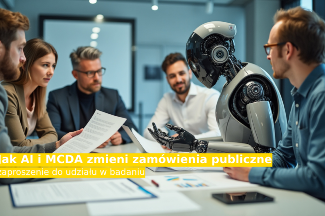 Jak AI i MCDA zmieni zamówienia publiczne – zaproszenie do udziału w badaniu