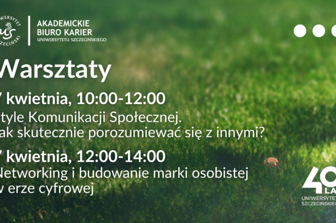 Rozwijaj swoje kompetencje – weź udział w warsztatach podczas Giełdy Pracy!